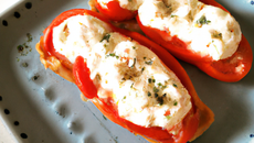 Aumonieres à la ricotta et à la tomate