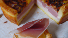 Tarte au jambon et cancoillotte