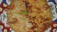 Pastilla aux fruits de mer à la crème Elle et Vire