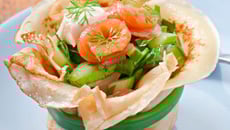 Aumônière de saumon