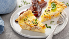 Quiche aux pommes de terre et au jambon