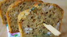 Cake au cidre, poulet et estragon