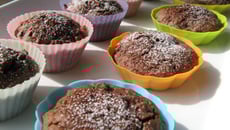 Petits moelleux pomme chocolat praliné en grains