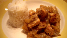 Poulet curry-coco