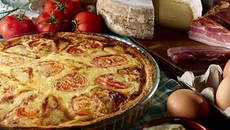Quiche à la  Tomme de Savoie