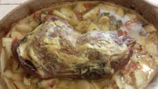 Cuisse de dinde sauce moutarde