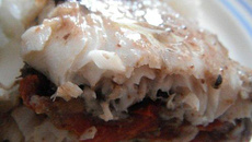 Filet de perche farci