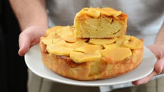 Gâteau renversé aux pommes et caramel