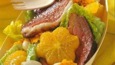 La coupelle fraîcheur salade - orange - magret