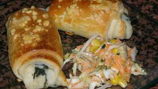 Pains moelleux au fromage et epinards