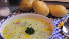 La merveilleuse soupe de pommes de terre