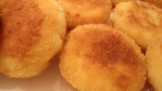 Croquette de semoule à l'orange