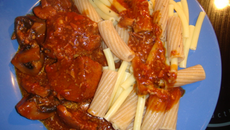 Mijotée de porc au vin rouge