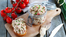 Rillettes de thon au fromage frais