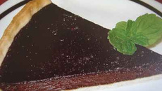 Tarte au chocolat traditionnelle