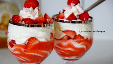 Fontainebleau aux fraises aux 3 sirops