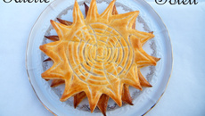 Galette soleil chocolat blanc, noisettes & spéculoos