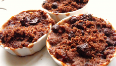 Crumble poire, chocolat et gingembre