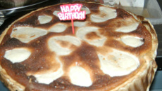 Tarte poire chocolat maison