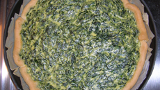 Quiche aux épinards et à la ricotta