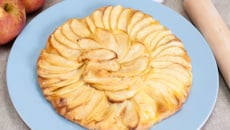 Tarte normande à pâte fine