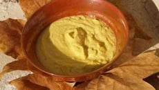 Velouté aux pois-cassés et lardons