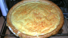 Quiche 'vide fromage'