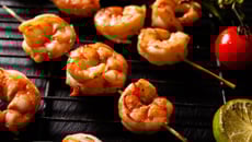 Brochettes de crevettes au barbecue