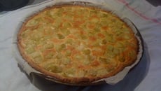 Tarte à la rhubarbe de saison