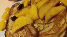 Pancake aux pommes et au safran