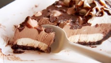 Tarte glacée chocolat et caramel