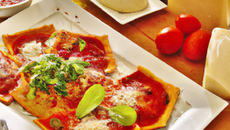 Pizza aux ravioles traditionnelle