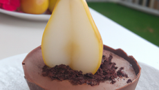 Mousse légère chocolat poire