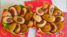 Madeleine amandes fourrées pâte de speculoos