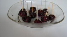 Framboises enrobées