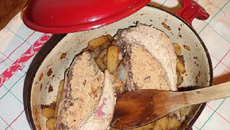 Perdrix farcie au foie gras