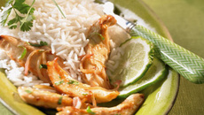 Poulet au citron et son riz long grain