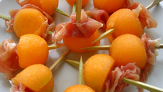 Melon au jambon de Bayonne