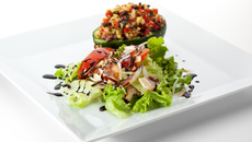 Avocats grillés aigres-doux