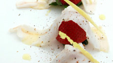 Fraises au lard et au cédrat