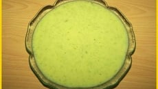 Mon velouté de courgettes qui rit!