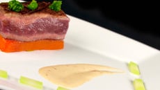 Magret de canard au pain d'epices et potiron en 2 façons