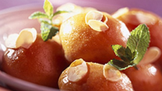 Marinade de nectarines au Rosé d'Anjou