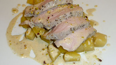 Quasi de Veau 'nature' & sa vinaigrette à la vanille