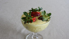 Fraise à la mascarpone