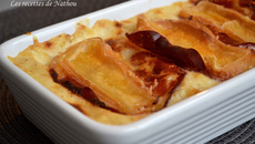 Lasagnes aux poireaux, coppa et Maroilles