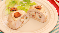 Poulet farci au camembert