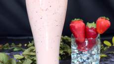Milk shake fraise