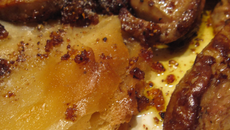 Escalopes de foie gras figues et abricots