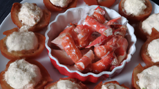 Bouchées au crabe et aux crevettes